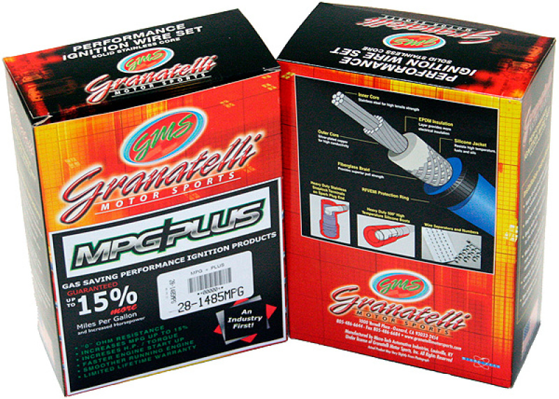 Infiniti QX5 Performance Ignition Wires - Granatelli Motor Sports - Granatelli MPG Plus - `97-`00